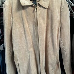 Women's Tan Suede/Leather Jacket